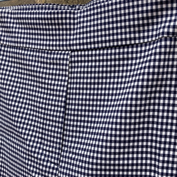 NTW Reitman’s, Pull-on Capri Pants, Blue Gingham, Checked, Plus, Petite, Sz 22 - Picture 4 of 13